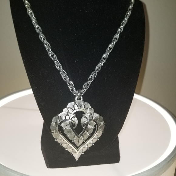 Crown Trifari Art deco statement necklace - Picture 2 of 5